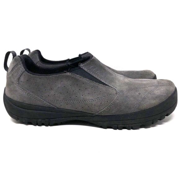 L.L. Bean Rugged Ridge Suede Trail Shoes Men's 11.5 Slip On Loafers Hiking - Picture 2 of 13